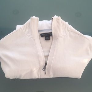COTTON/CASHMERE ZIP UP
